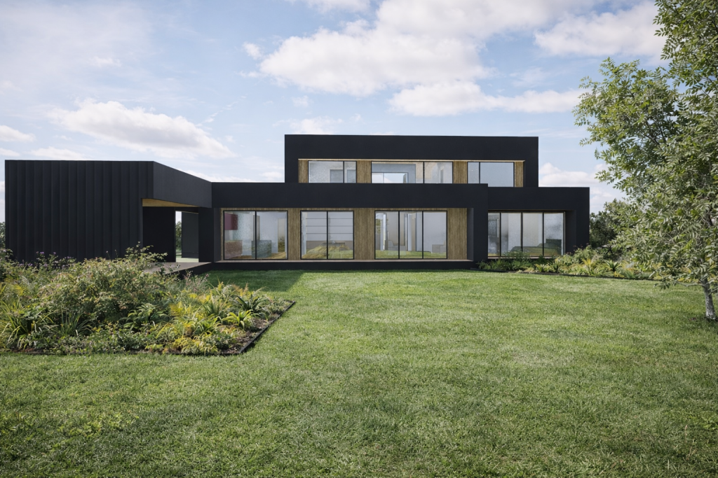 Construcción de vivienda unifamiliar en Pucón con estructura de madera