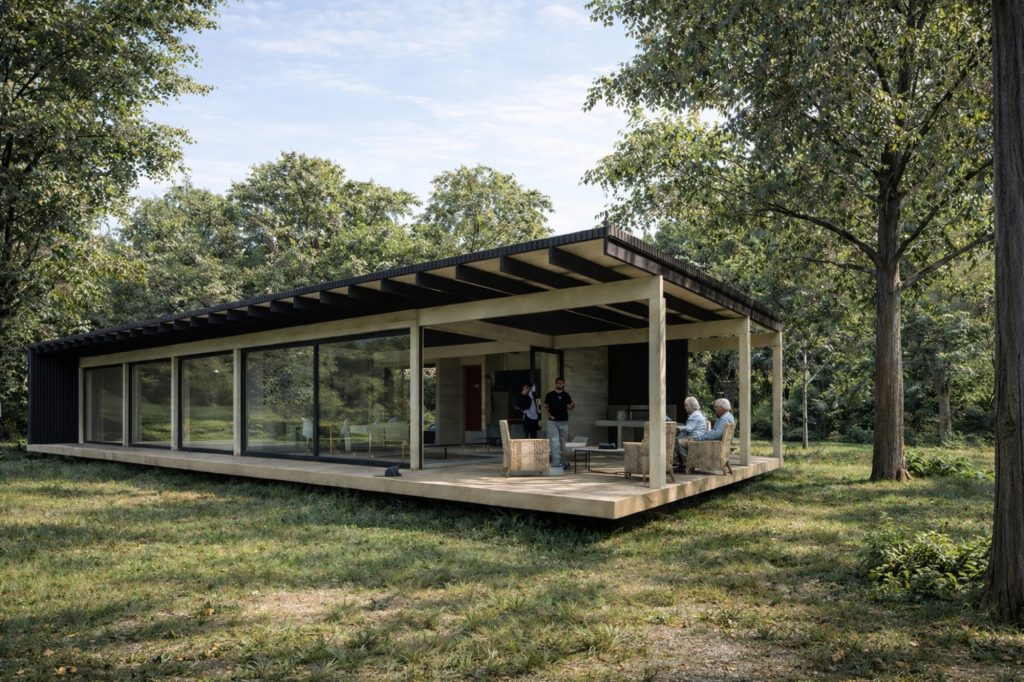 Vivienda moderna en condominio de Pucón con diseño personalizado y gestión completa de permisos arquitectos en pucon