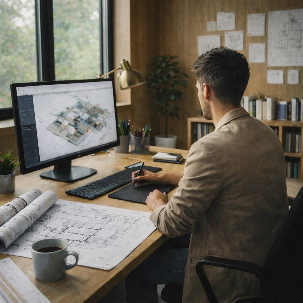 Casa en construcción en Pucón desarrollada por constructora especializada en viviendas casas